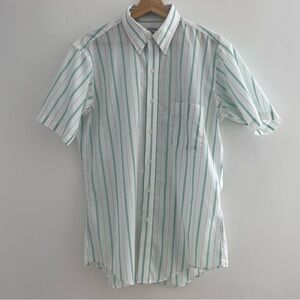 vintage Paddock Club by Arrow striped short sleeve button down